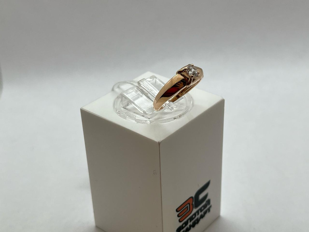 КОЛКМ585 КОЛЬЦО С КАМНЕМ (Au 585)