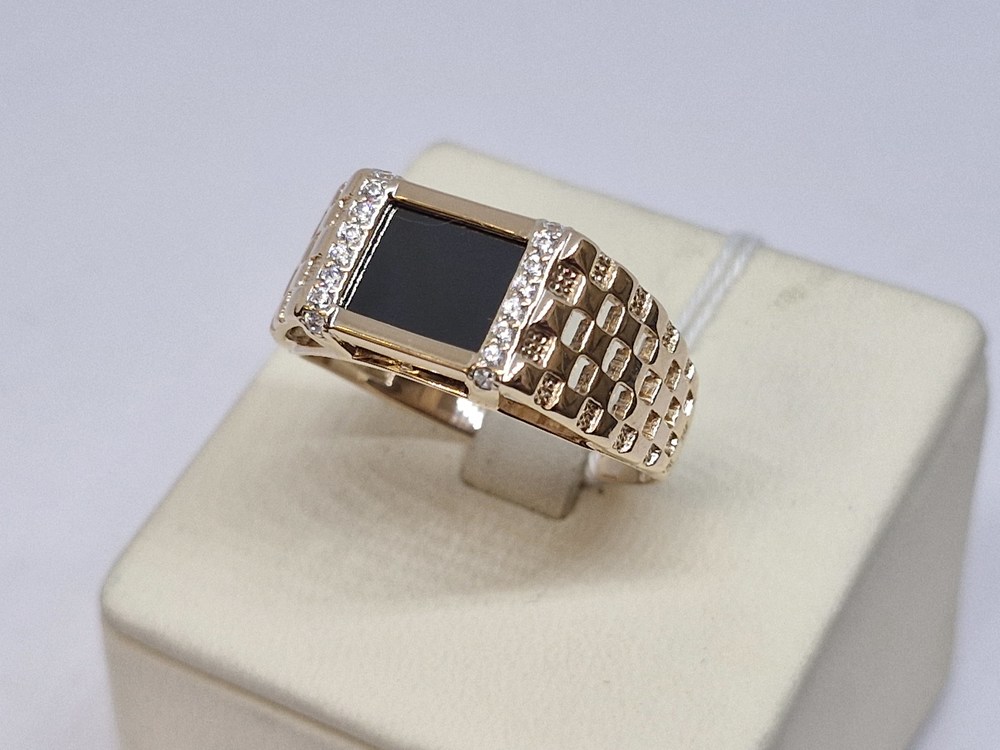 ПЕЧАТКА С КАМНЯМИ (Au 585)