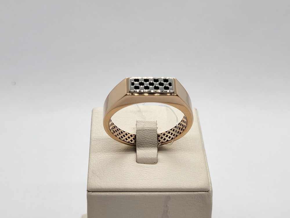 КОЛЬЦО ПЕЧАТКА с камнем (Au 585)