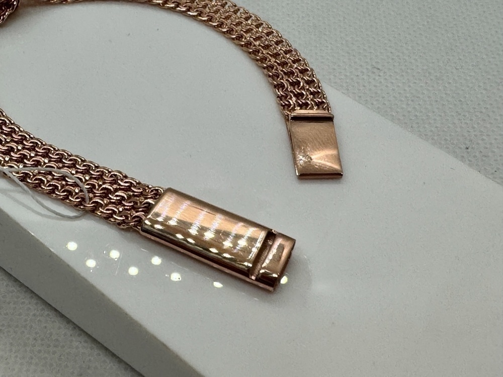 БРАСЛЕТ ПОЛНОВЕСНЫЙ Бисмарк тройной (Au 585)