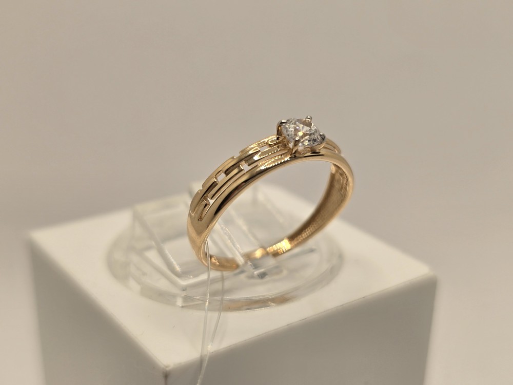 КОЛЬЦО С КАМНЕМ (Au 585)