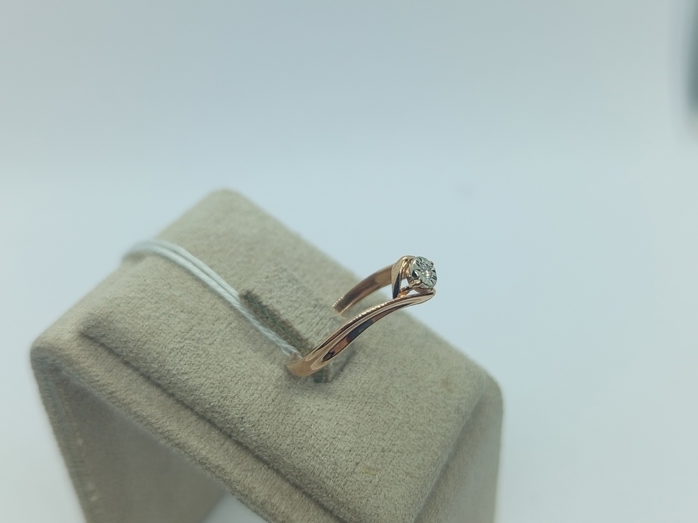 КОЛЬЦО БРИЛЛИАНТ Au 585