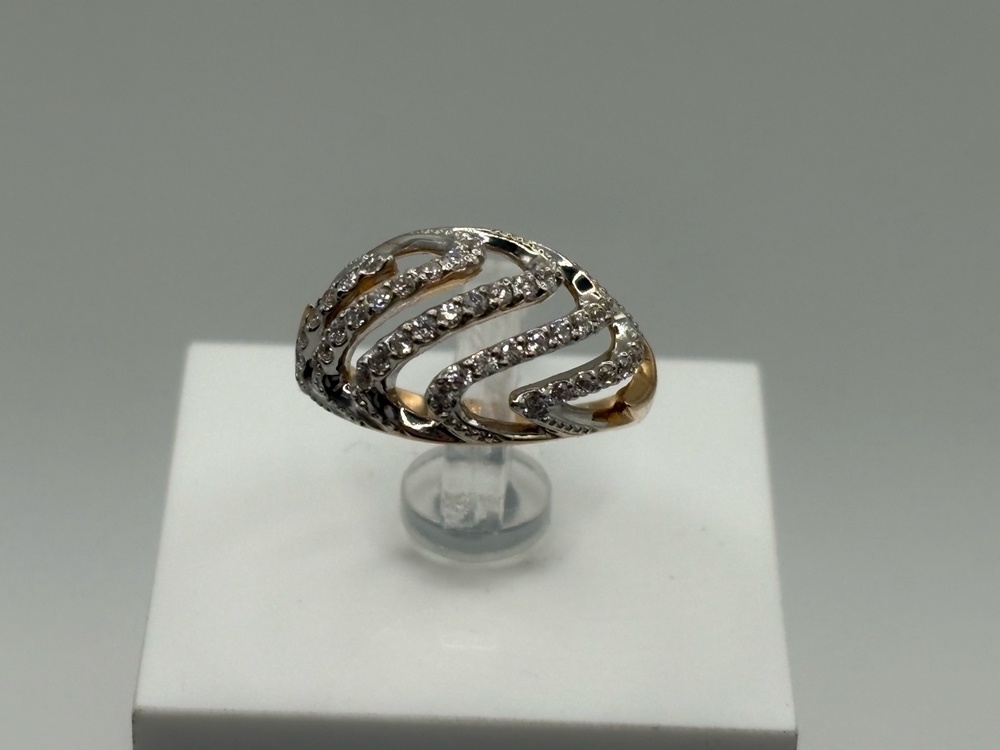 КОЛКМИ585 КОЛЬЦО С КАМНЯМИ (Au 585)