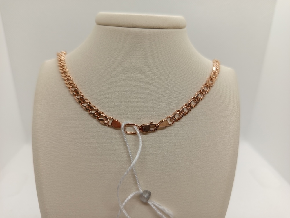 ЦЕПЬ ПОЛНОВЕСНАЯ Ромб двойной (Au 585)