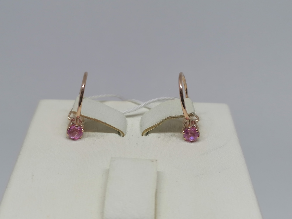 СКМ585 СЕРЬГИ С КАМНЕМ (Au 585) СКМ585 СЕРЬГИ С КАМНЕМ (Au 585)