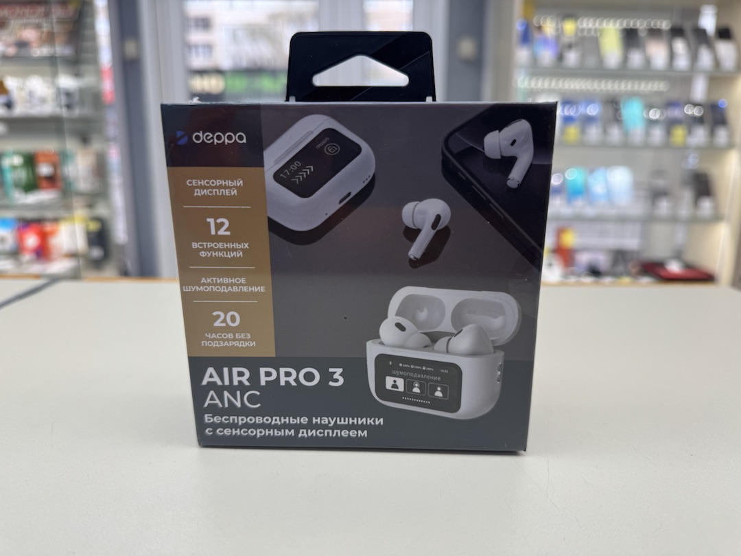 Наушники беспроводные Deppa 44213 Air Pro 3 ANC