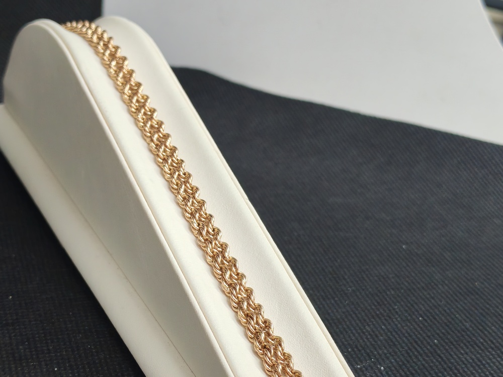 ЦЛВР585 ЦЕПЬ ПОЛНОВЕСНАЯ Веревка (Au 585)