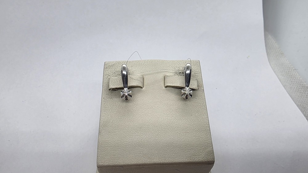 СЕРЬГИ БРИЛЛИАНТ (Ag 925)