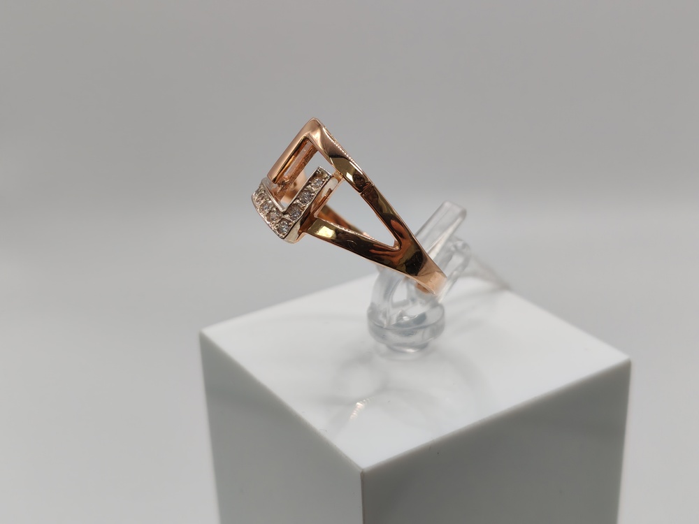 КОЛКМИ585 КОЛЬЦО С КАМНЯМИ (Au 585)