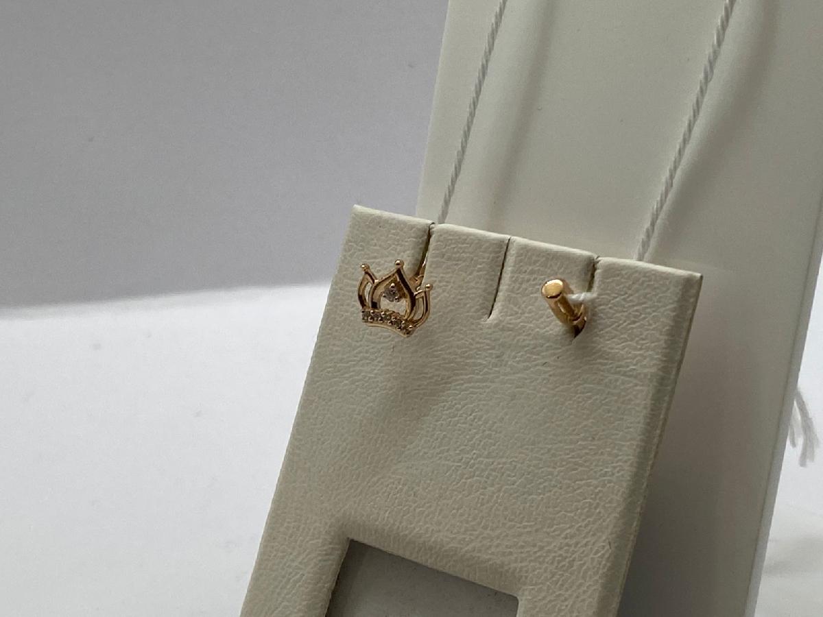 СПУС585 СЕРЬГИ ПУСЕТЫ (Au 585)