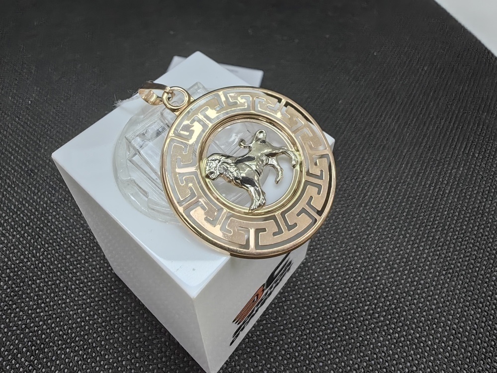 ПОДВЕСКА ЗНАК ЗОДИАКА ВОДОЛЕЙ (Au 585)