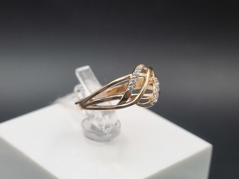 КОЛКМИ585 КОЛЬЦО С КАМНЯМИ (Au 585)