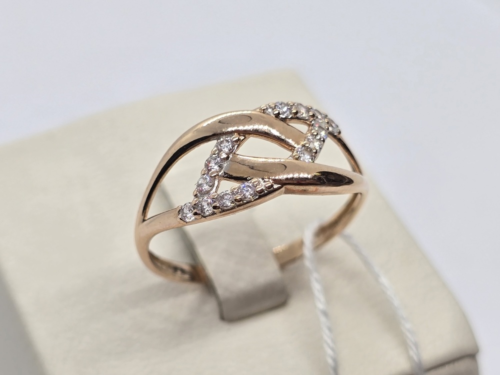 КОЛКМИ585 КОЛЬЦО С КАМНЯМИ (Au 585)