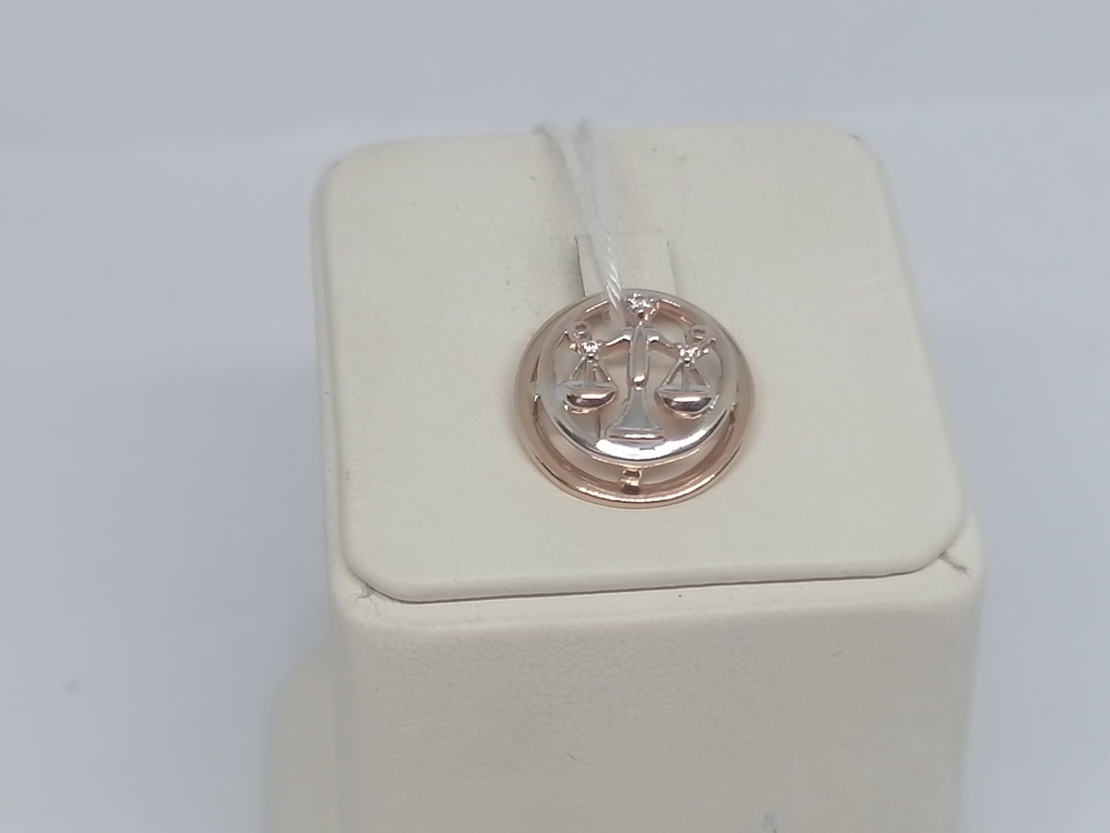 ПОДВЕСКА ЗНАК ЗОДИАКА ВЕСЫ Au 585