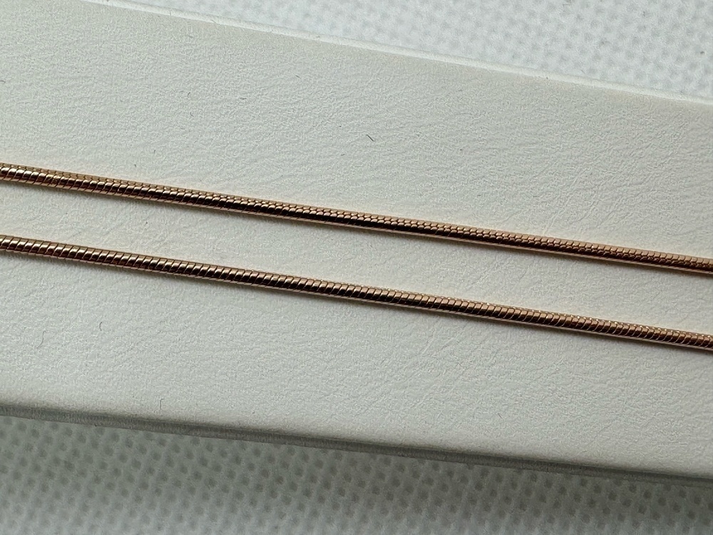 ЦЕПЬ ПОЛНОВЕСНАЯ Жгут(снейк) (Au 585)