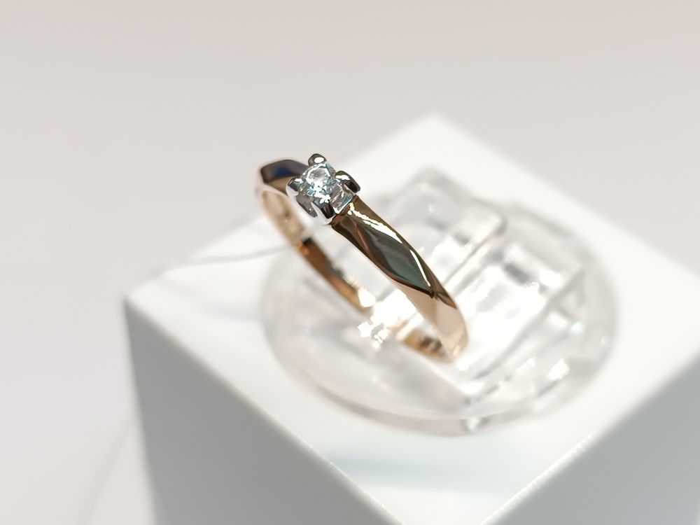 КОЛЬЦО С КАМНЕМ (Au 585)