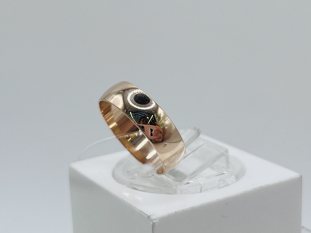 КОЛЬЦО ОБРУЧАЛЬНОЕ без камня (Au 585)