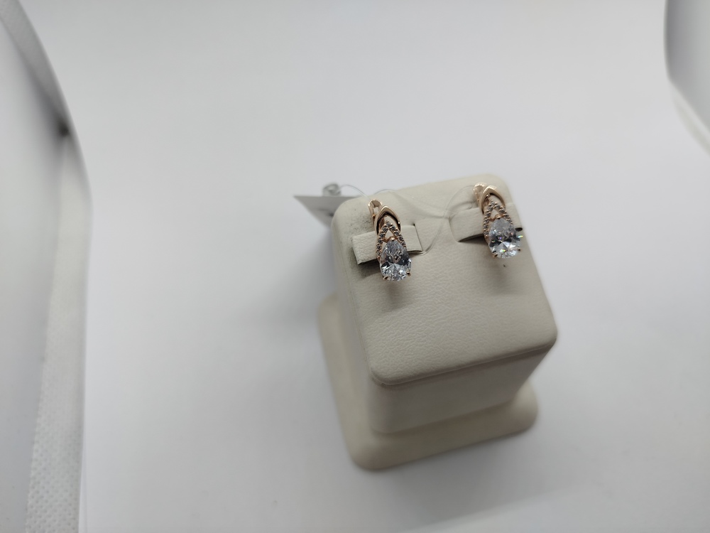 СЕРЬГИ С КАМНЯМИ (Au 585)