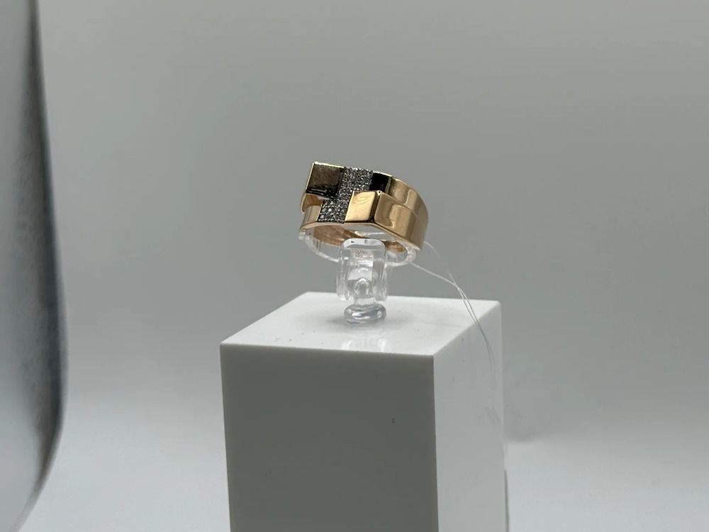 КОЛЬЦО С КАМНЯМИ (Au 585)