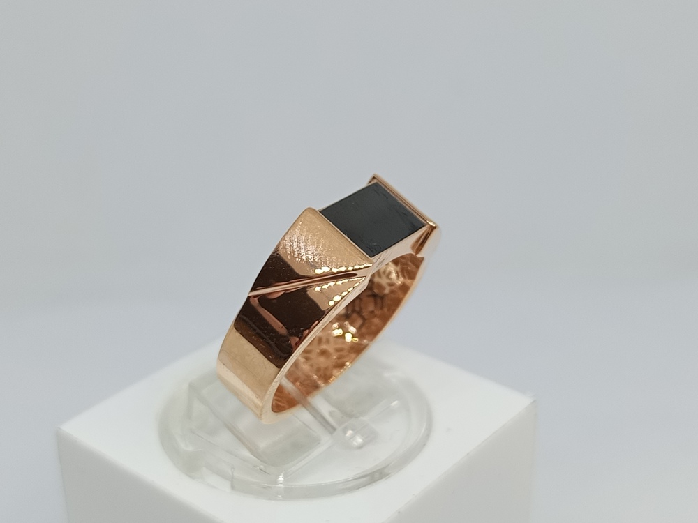 КОЛЬЦО ПЕЧАТКА с камнем (Au 585)