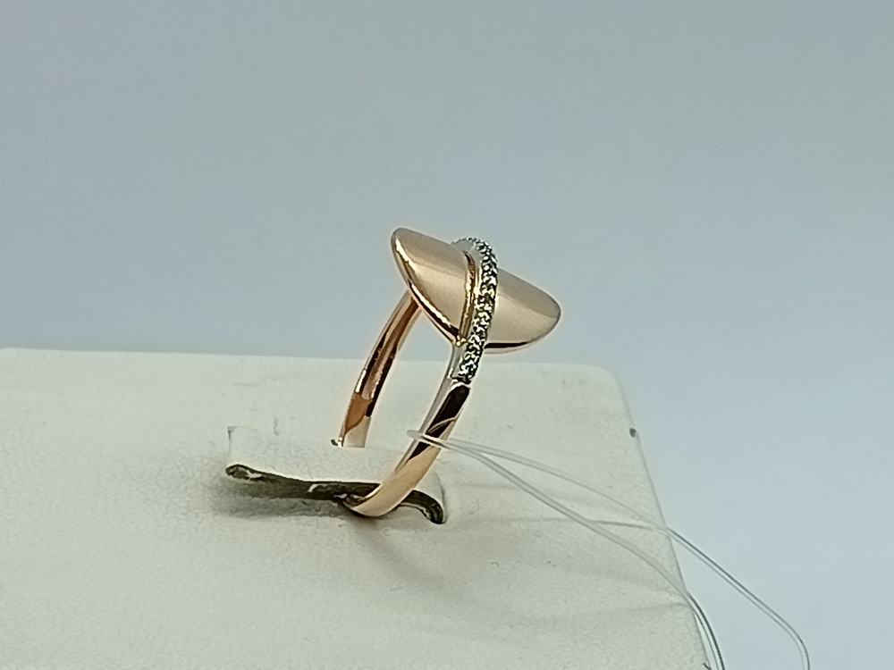 КОЛЬЦО С КАМНЯМИ (Au 585)