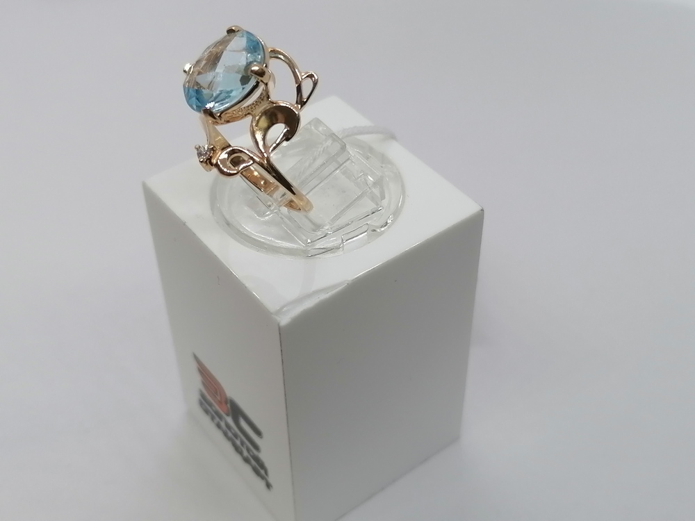 КОЛКМИ585 КОЛЬЦО С КАМНЯМИ (Au 585)