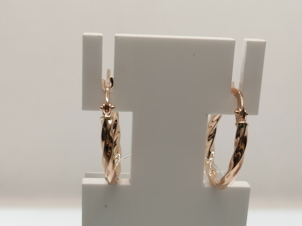 СЕРЬГИ БЕЗ КАМНЯ (Au 585)