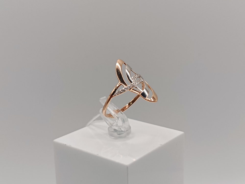 КОЛКМИ585 КОЛЬЦО С КАМНЯМИ (Au 585)