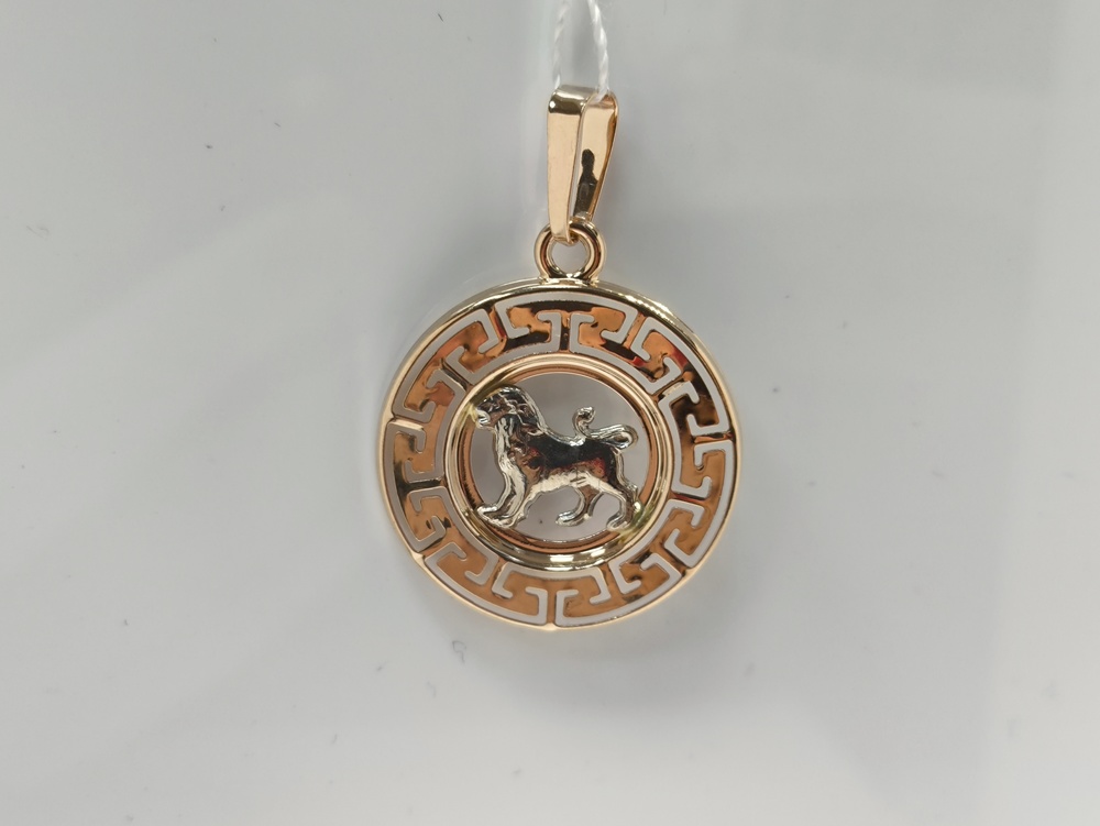 ПОДВЕСКА ЗНАК ЗОДИАКА ЛЕВ (Au 585)