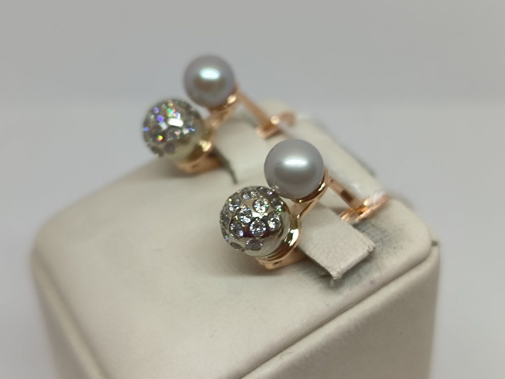 СЕРЬГИ С КАМНЯМИ (Au 585)