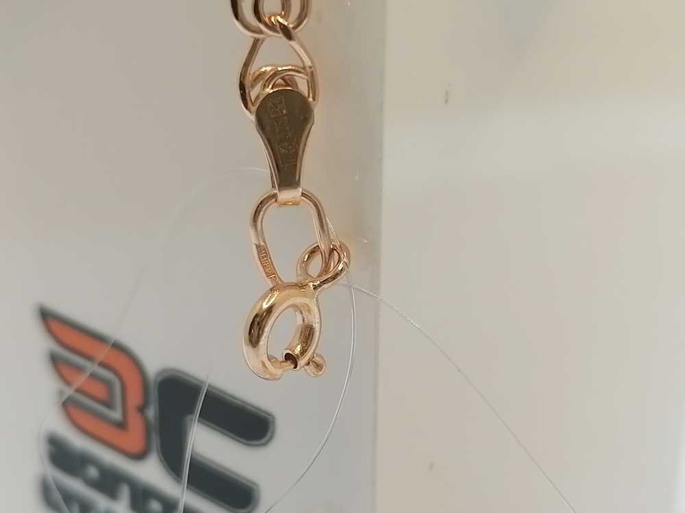 БРАСЛЕТ ПУСТОТЕЛЫЙ Лав (Au 585)