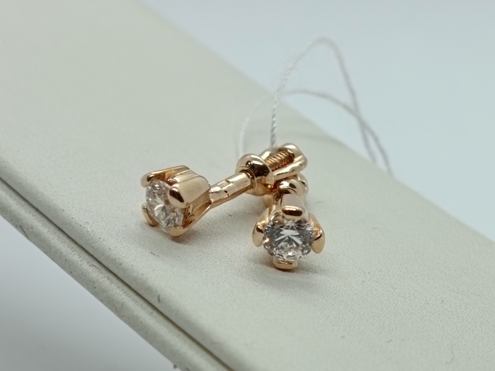 СЕРЬГИ ПУСЕТЫ (Au 585)