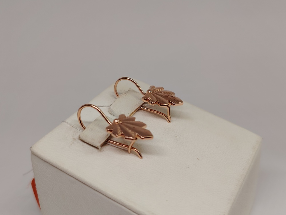 СБКМ583 СЕРЬГИ БЕЗ КАМНЯ (Au 583)