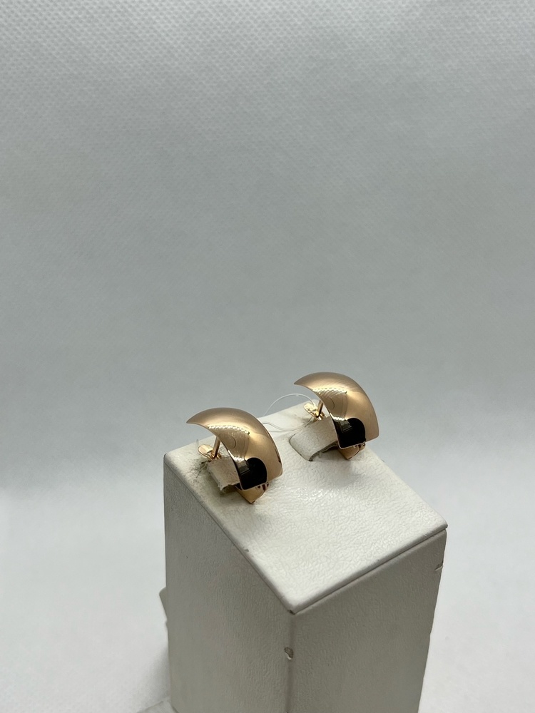 СЕРЬГИ БЕЗ КАМНЯ (Au 585)