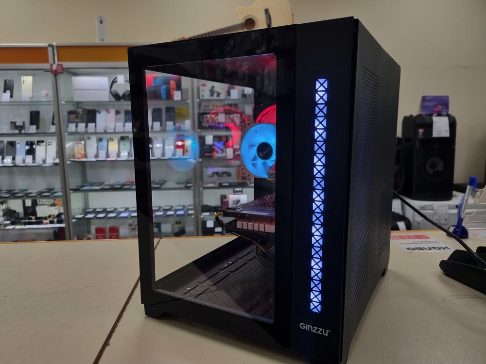 Системный блок Ginzzu; Core i3-1305U, GeForce RTX 2060 Super, 16 Гб, 120 Гб, 500 Гб