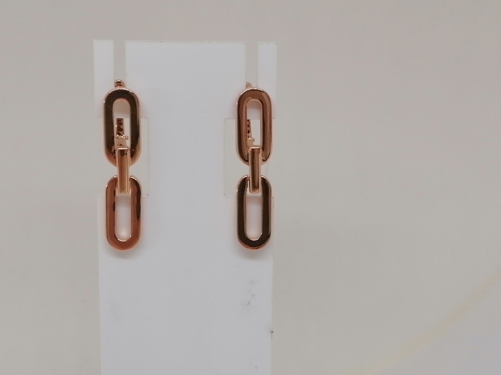 СЕРЬГИ БЕЗ КАМНЯ (Au 585)