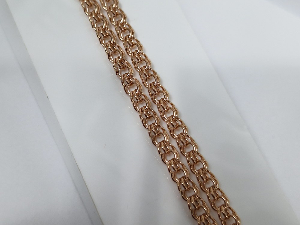 ЦПБС585 ЦЕПЬ ПУСТОТЕЛАЯ Бисмарк (Au 585)