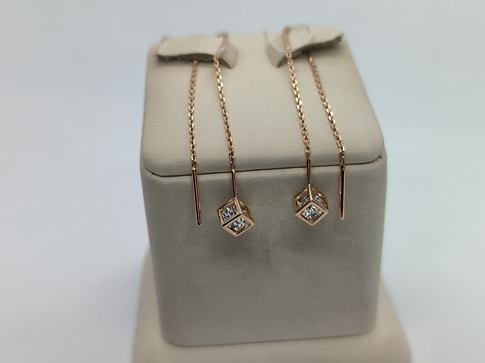 СПРО585 СЕРЬГИ ПРОДЕВКИ (Au 585)