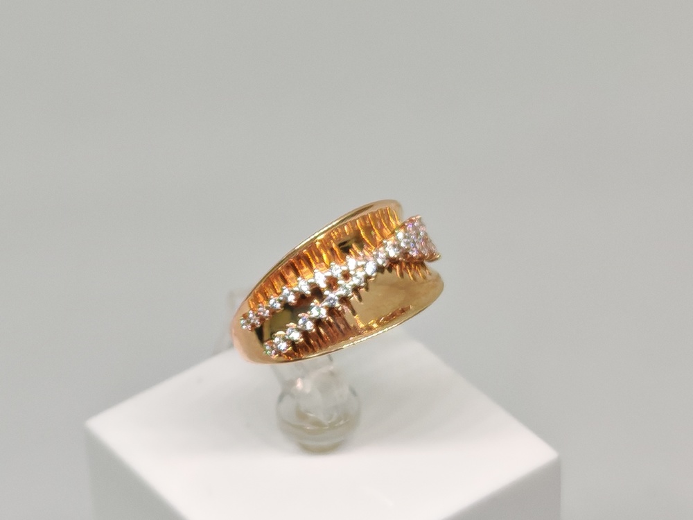 КОЛКМИ585 КОЛЬЦО С КАМНЯМИ (Au 585)