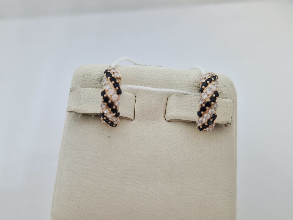 СКМИ585 СЕРЬГИ С КАМНЯМИ (Au 585)
