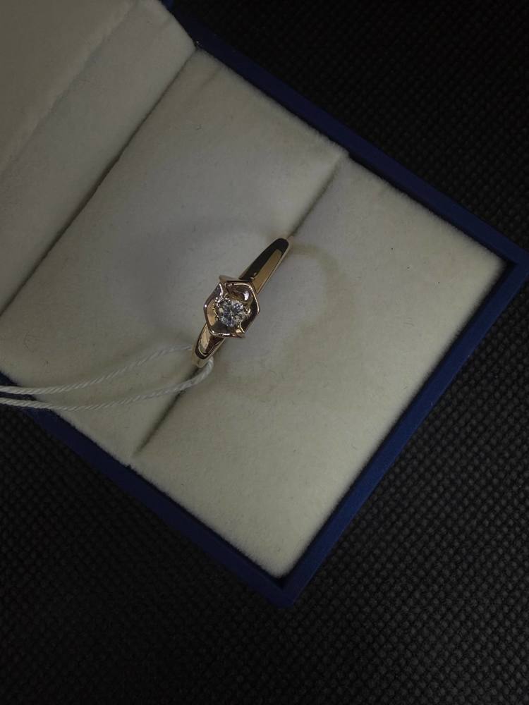 КОЛЬЦО С КАМНЕМ (Au 585)