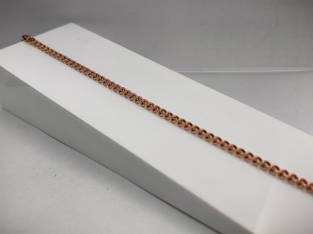 7100002П-18 БРАСЛЕТ ПУСТОТЕЛЫЙ Панцирное (Au 585)