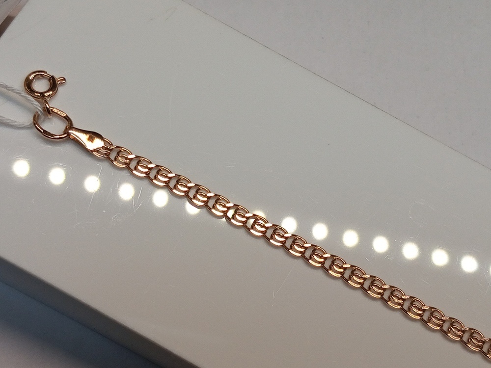 БРАСЛЕТ ПОЛНОВЕСНЫЙ Лав Au 585