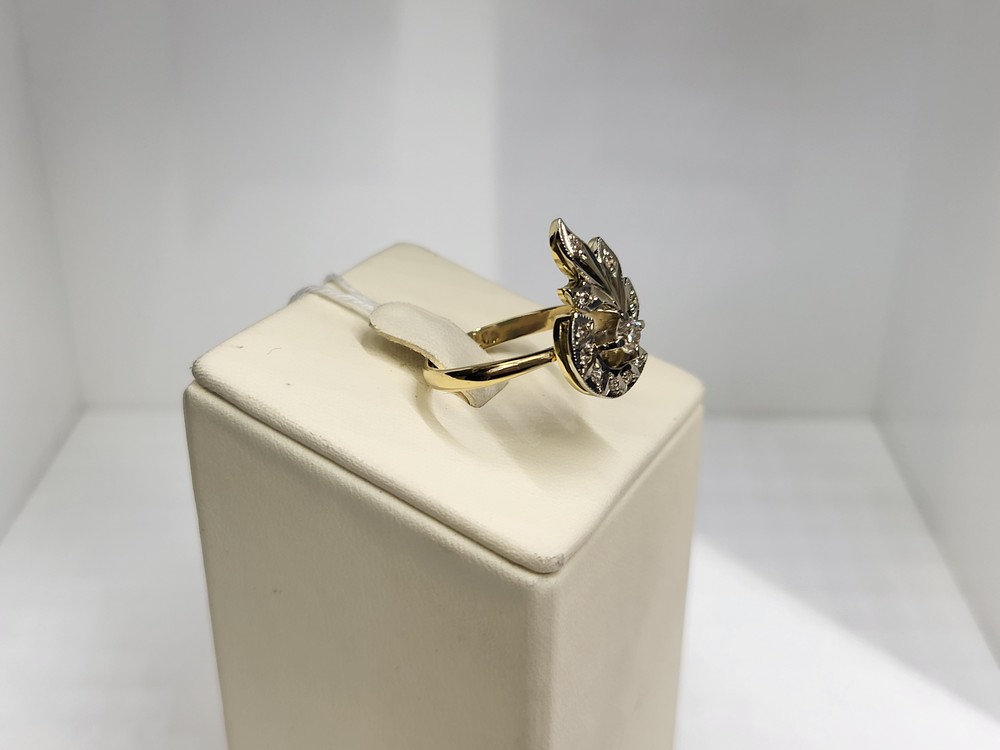 КОЛЬЦО БРИЛЛИАНТ Au 750