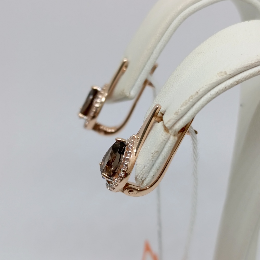 СЕРЬГИ С КАМНЯМИ (Au 585)