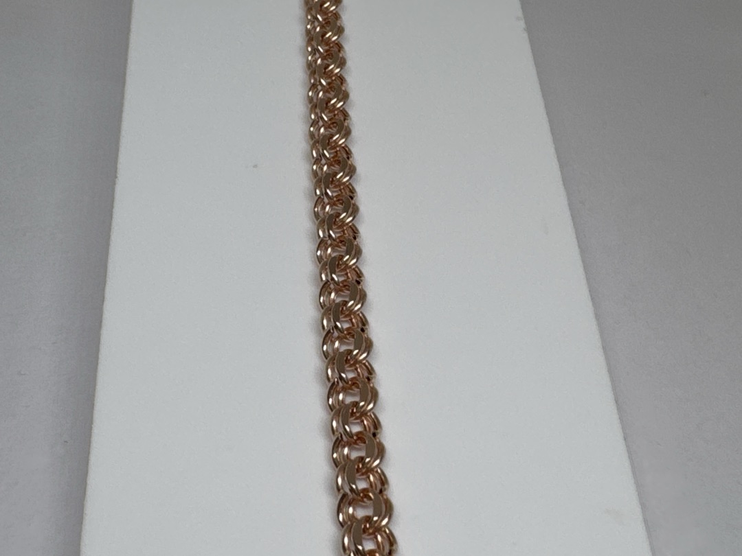 БРАСЛЕТ ПУСТОТЕЛЫЙ Бисмарк (Au 585)