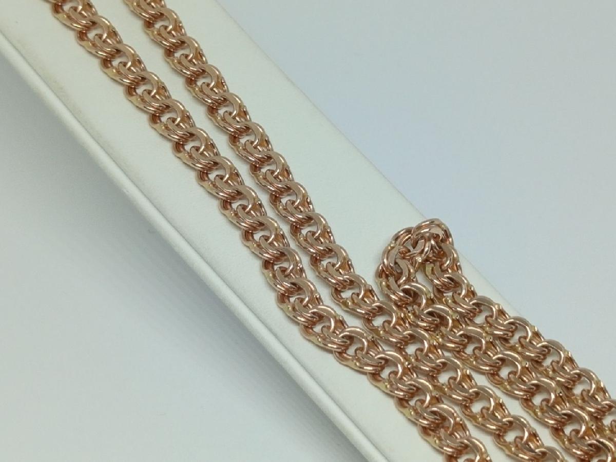 ЦПБС585 ЦЕПЬ ПУСТОТЕЛАЯ Бисмарк (Au 585)