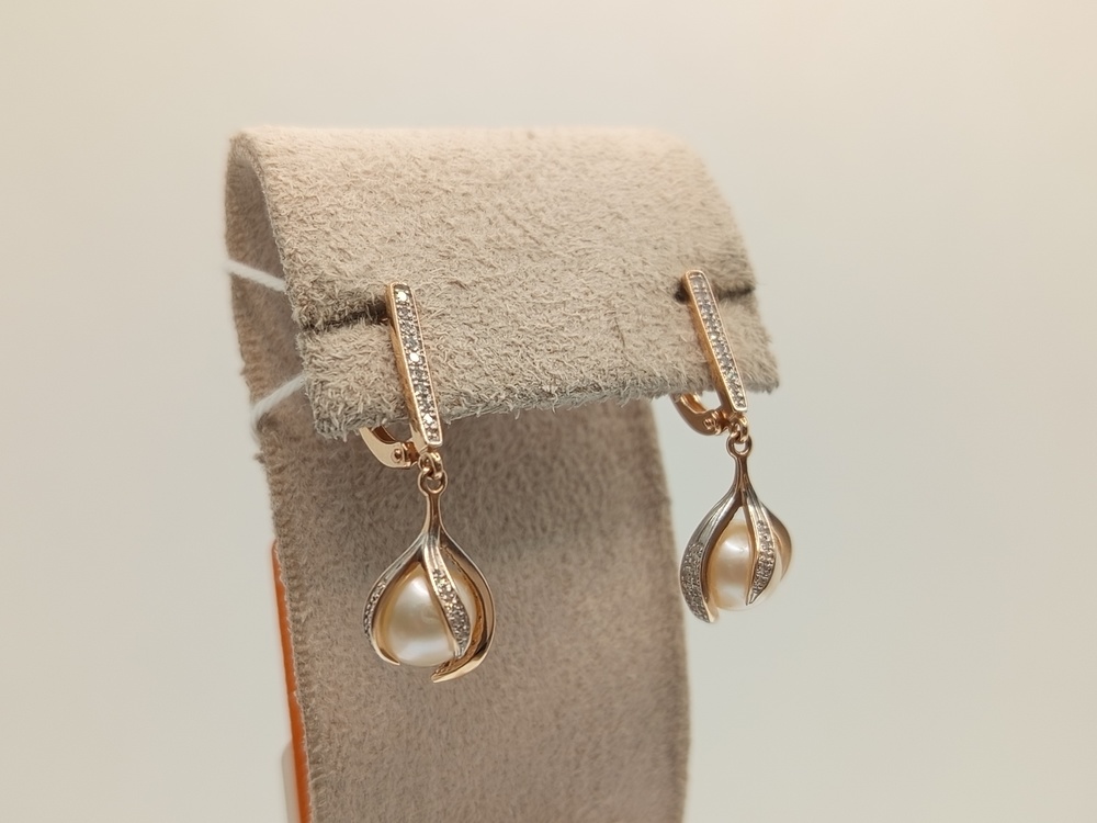 СЕРЬГИ С КАМНЯМИ (Au 585)