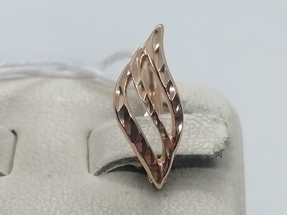 СЕРЬГИ БЕЗ КАМНЯ (Au 585)