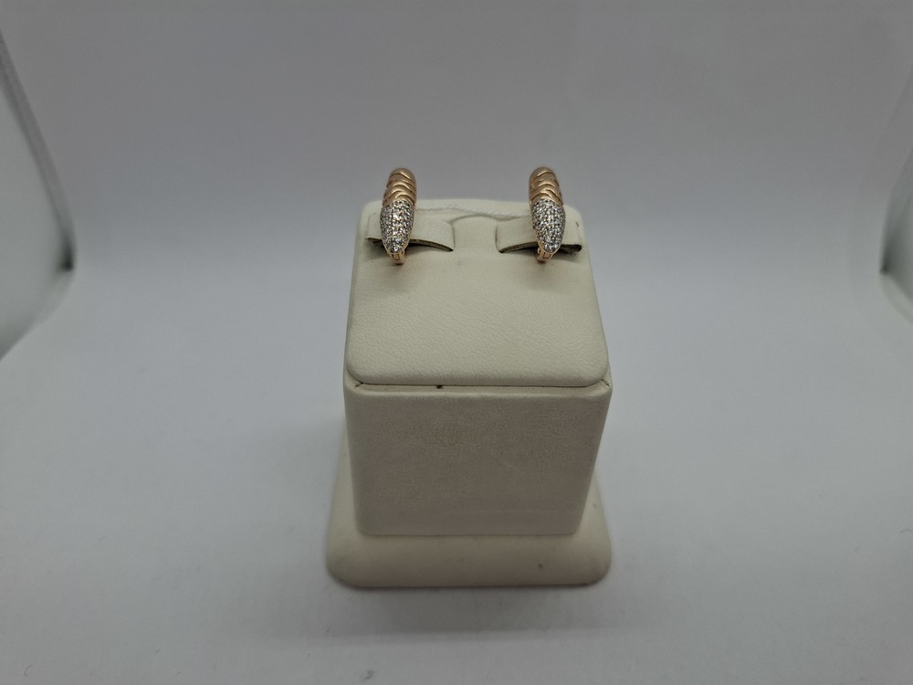 СКМИ585 СЕРЬГИ С КАМНЯМИ (Au 585)